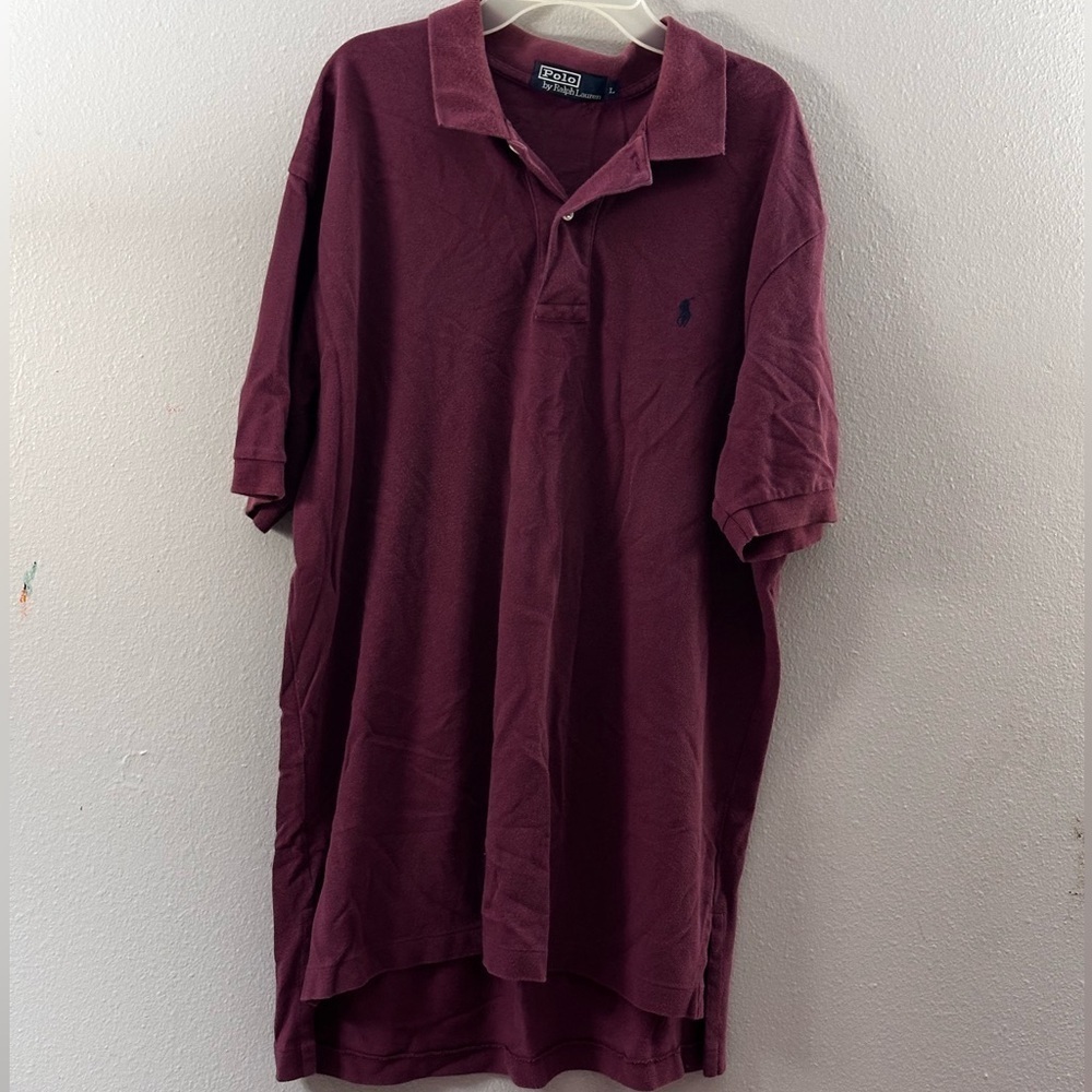 Polo by Ralph Lauren Men Polo Short Sleeve Purple Shirt size L